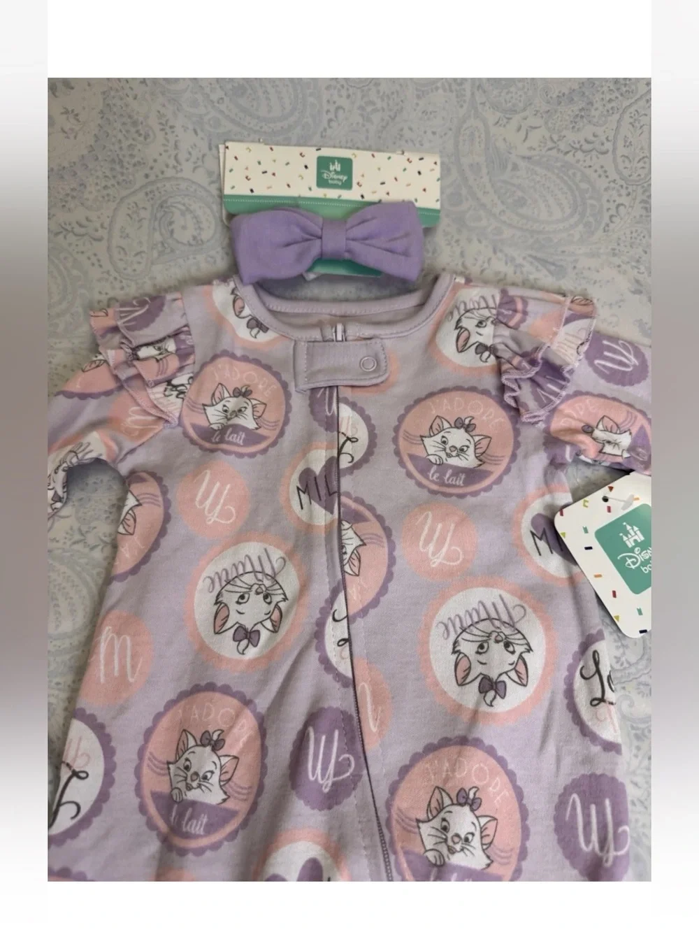 Disney Baby The Aristocats Marie Infant Sleeper
